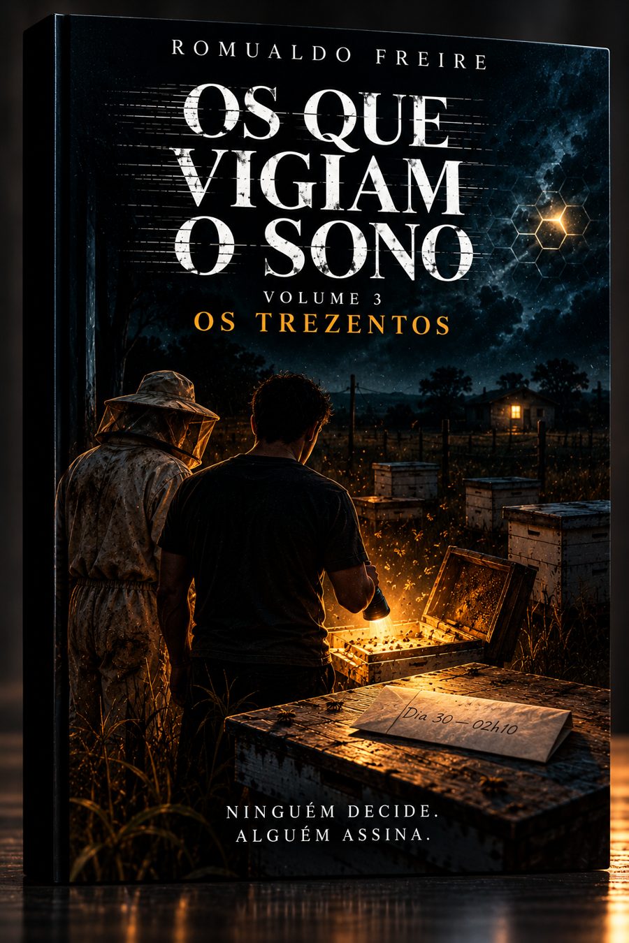 Capa — Os Que Vigiam o Sono, Volume 3: Os Trezentos